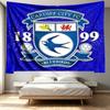 Cardiff City FC Print Tapestry - Portable Wall Decor Cloth, for Home, Dorm, Travel, Bedroom, Living Room - Ideal Birthday Housewarming Gift