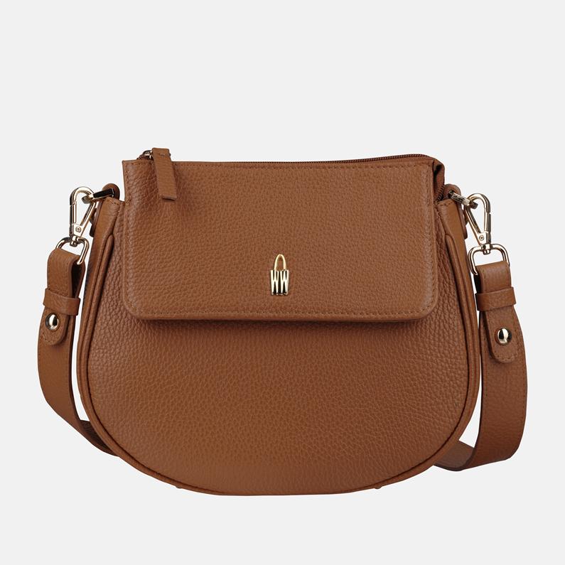 Emilia - Leather Messenger Bag