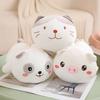 Cute Soft Cat Throw Pillow Plush Toy Doll Panda Pig Doll Girl Soothing Rag Doll