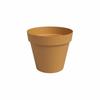 ARTEVASI Flower Pot CAPRI - 40 Ma - Honey Yellow - L40 X D40 X H34.7 Cm