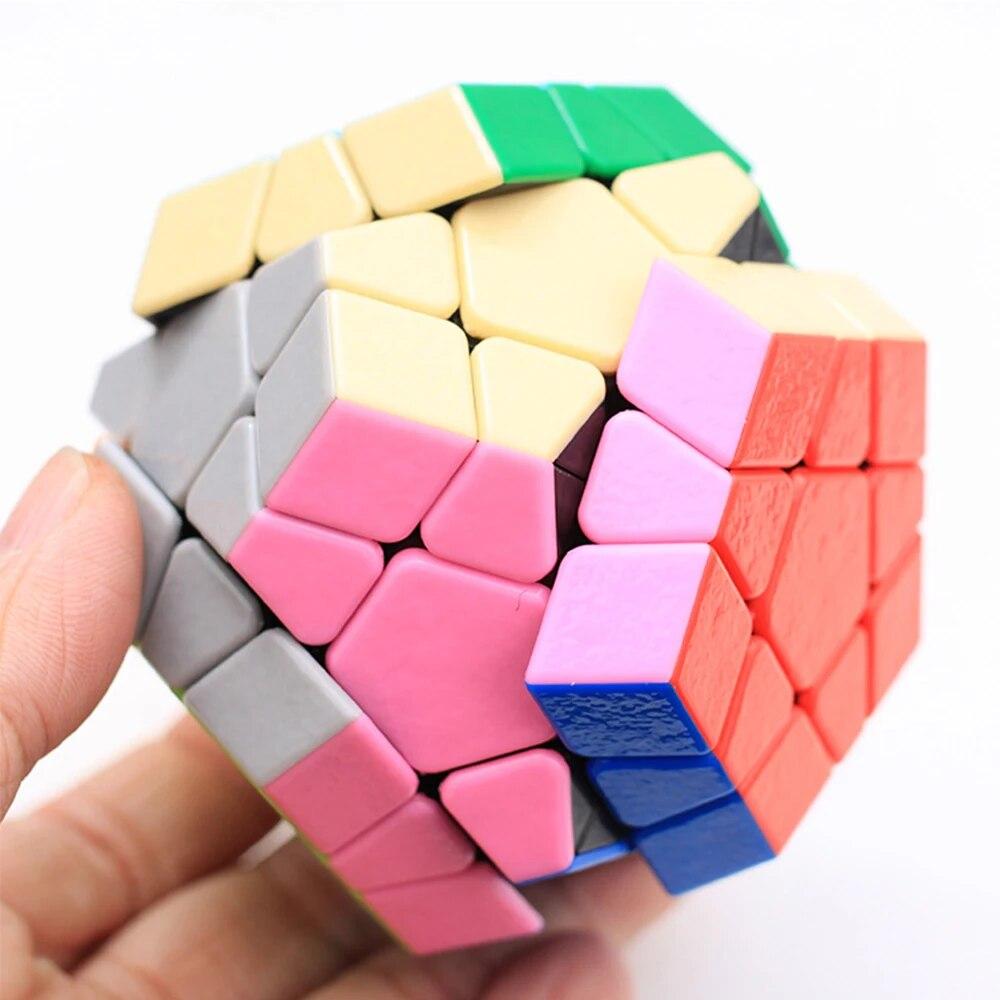 SENGSO быстрый пятиугольник пастельных ярких цветов Megaminx куб-головоломка без наклеек Wumofang пятиугольная головоломка 3*3 самолет дорожная детская игрушка