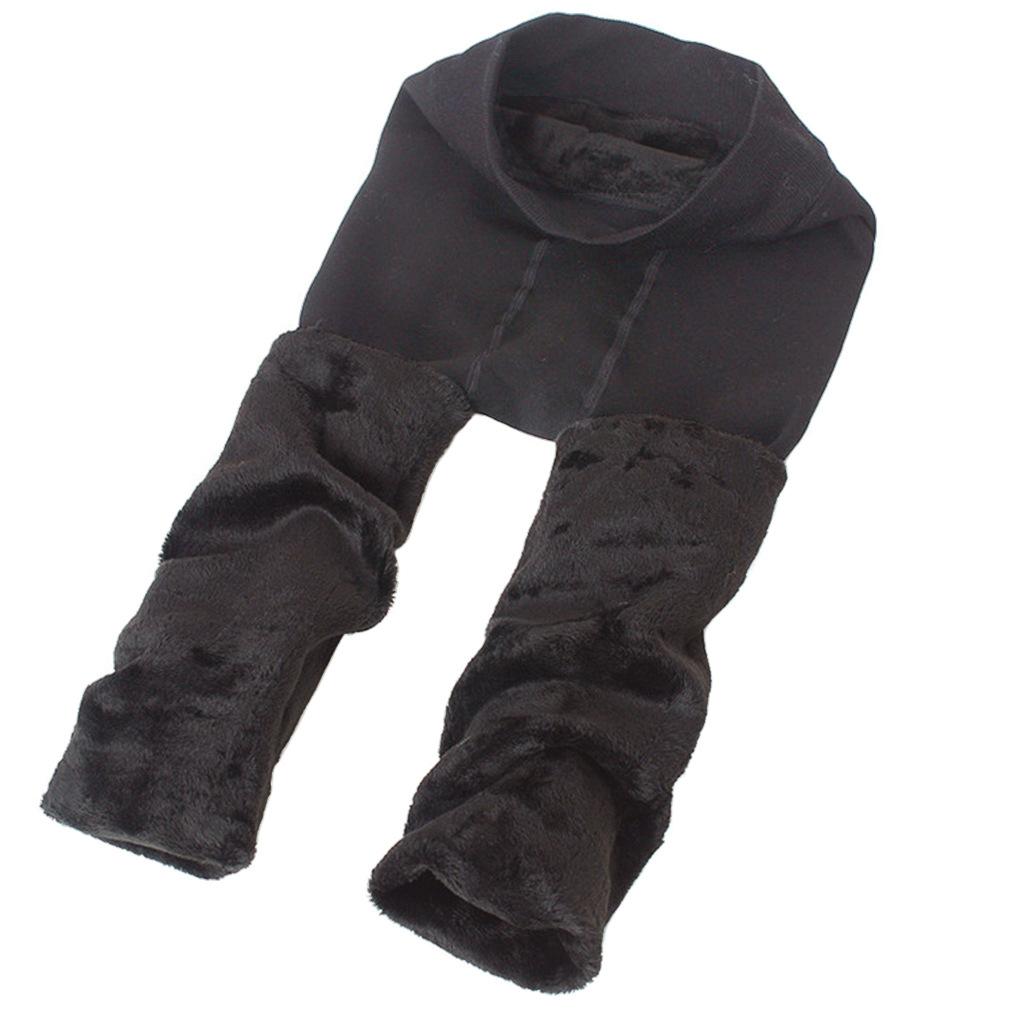 Autumn and Winter Thickened Velvet Women's Leggings High Waist Large Size Warm Leggings One Pants