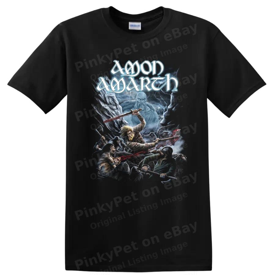 Amon Amarth Viking Battle T Shirt Heavy Metal Warrior Graphic Tee