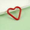 12 шт. карабинов в форме сердца, прочный сплав, брелок, зажим, пружинный крючок, пряжка для рюкзака, бутылка для воды, аксессуары для кемпинга на открытом воздухе