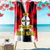 Custom Bayer Leverkusen Print Beach Towel, Large Soft Quick Dry Towel for Beach Camping Swimming