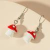 Милые серьги-грибы, серьги Mori Girl Creative Resin Dripping Mushroom Korean Earrings Women