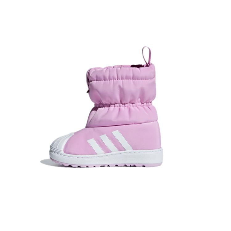 adidas Оригинальные Superstar Wint3r Cf I Термо Высокие Детские Ботинки Фиолетовые Для Младенцев и Малышей B37303