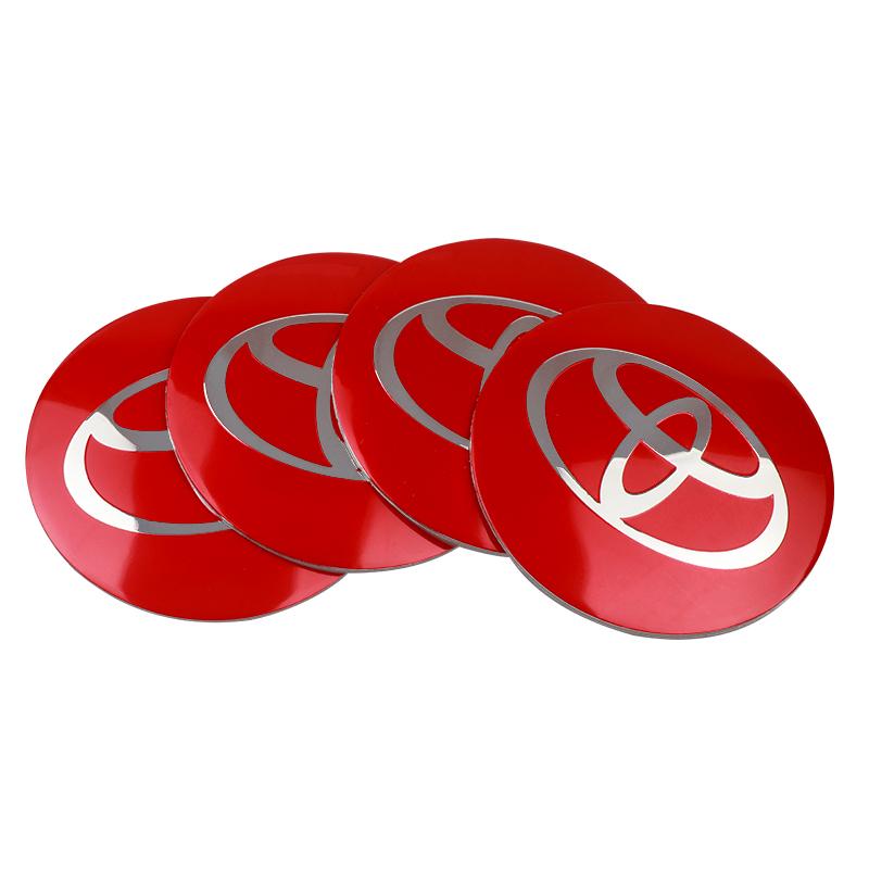 2026 Новые Для Toyota 4 шт. 56/60 мм Центральные колпачки ступицы колеса автомобиля Наклейки на крышку диска Для Toyota Avalon Mirai Avensis Prado Hilux VVT-I 4W