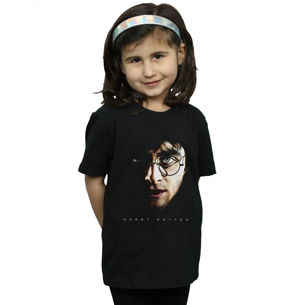 Harry Potter Girls Dark Portrait Cotton T-Shirt