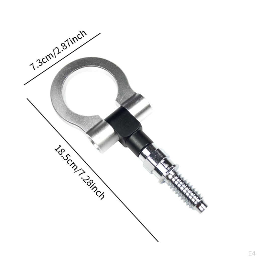Car Folding Towing Hook Tow Bar Sturdy Swivel Ring Trailer Pull for SUV Truck Cars
