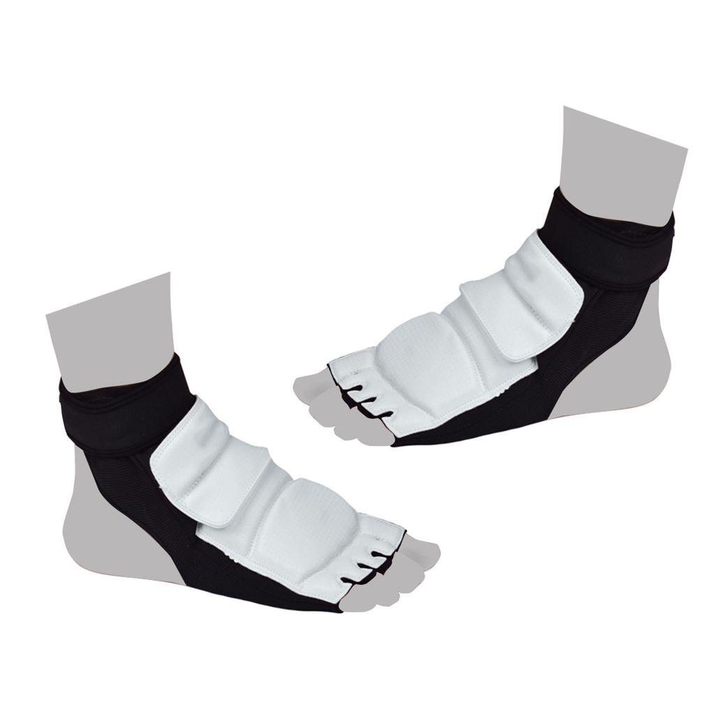 1 Pair Taekwondo Foot Protector Breathable Comfortable Slip Resistant Karate Boxing Sparring Foot