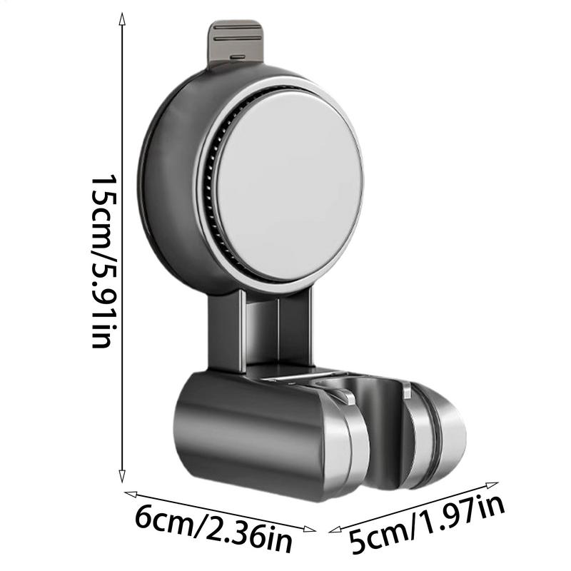 Держатель для душевой лейки Настенное крепление Держатель для душевого распылителя Вращающийся на 360 градусов Адаптер Крепление Фиксация для автофургона Ванны