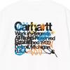 Carhartt WIP SS26 Весна/Лето Базовая футболка Повседневная свободная с графическим принтом Круглый вырез Короткий рукав Футболка Унисекс Топы I036238-02-XX