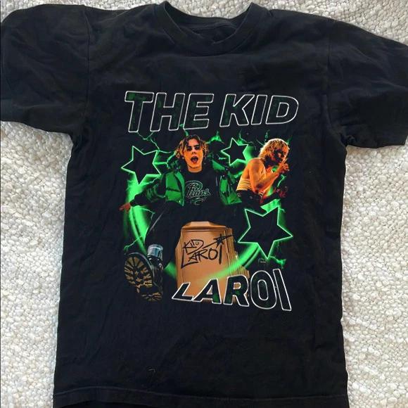 Vintage The Kid Laroi Live In Concert Short Sleeve Black S to 5XL T-Shirt TU998
