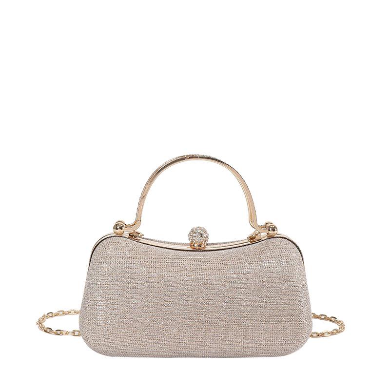 Модная женская сумка в корейском стиле, маленькая сумка через плечо с цепочкой, блестящая сумка через плечо для девочек