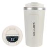 Smart Coffee Tumbler 380ml 510ml Stainless Steel Intelligent Temperature Display Travel Mug Thermos Cup with Portable Rope