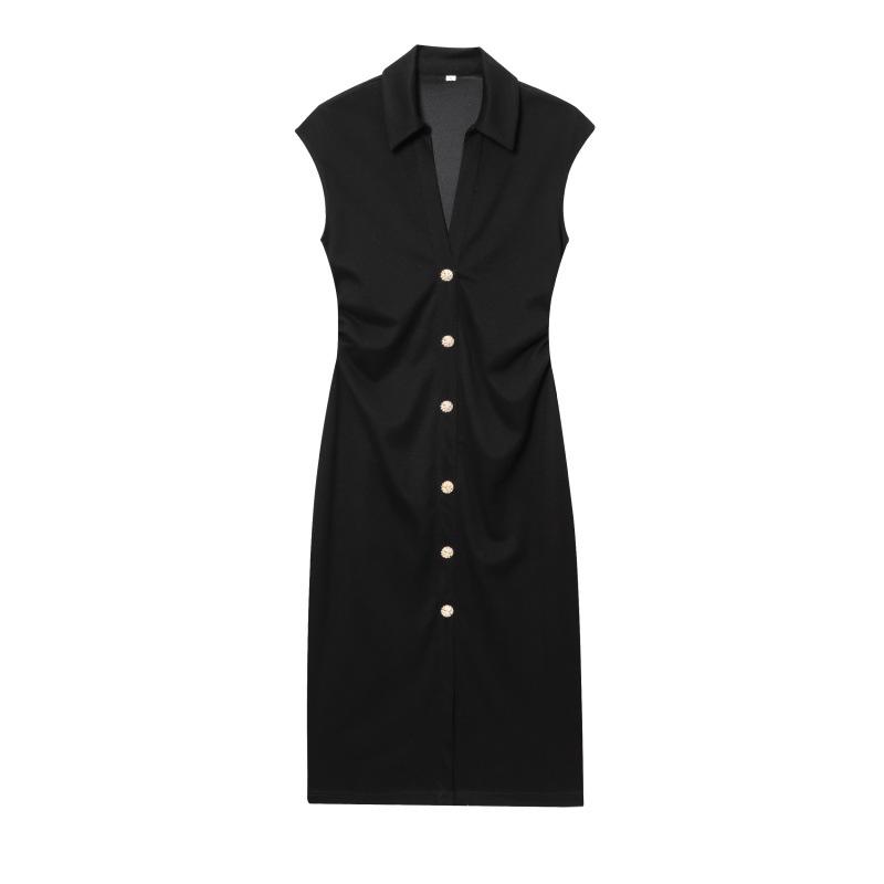 2025 Summer Design: Women's Strapless Poplin Sleeveless Dress 3644