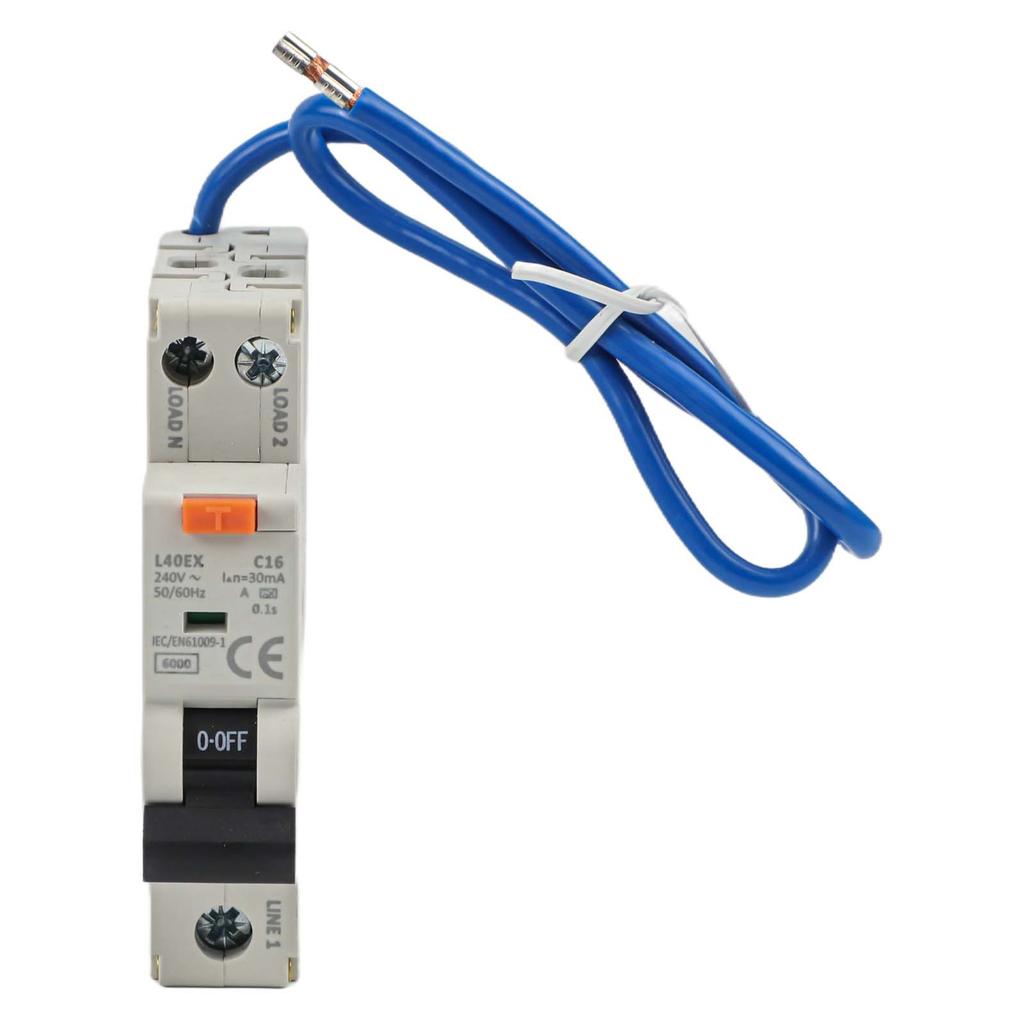 For Earth Leakage Detection RCBO Safety Switch Reliable Protection at 30mA with Easy Installation on DIN Rail Systems
