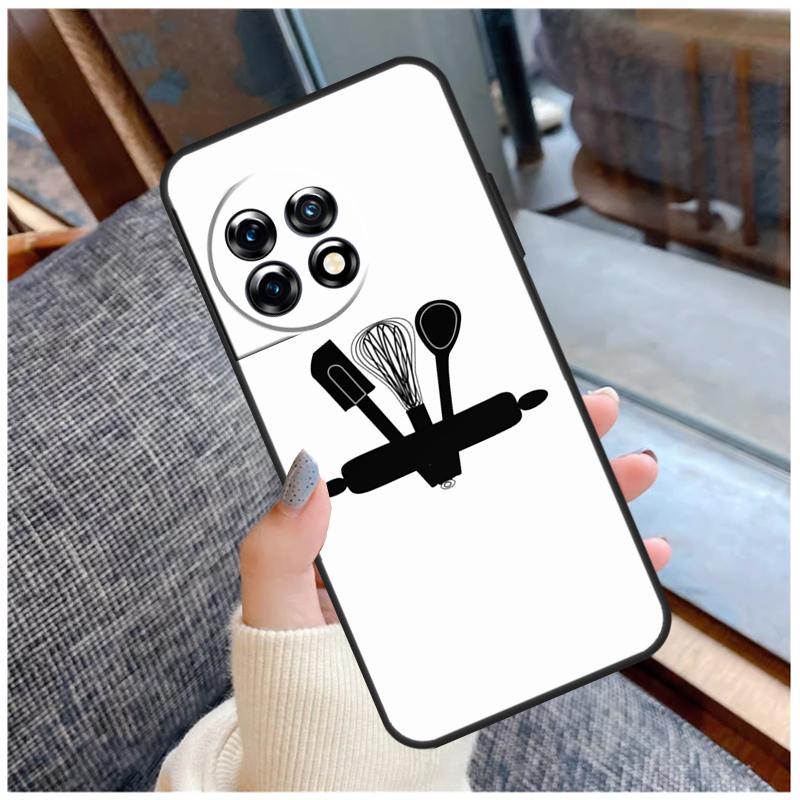 Чехол для телефона OnePlus 13 15 13R 13T 12 12R 11 9 10 Pro 10T 8T Nord 5 CE 2 3 4 Lite N20 N30 с рисунком Повар