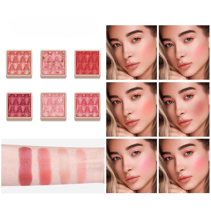 Sweet Eyes Palette BlusherConstructive Nude Makeup Natural Matte Long-lasting Rouge Makeup Makeup Supplies High Quality