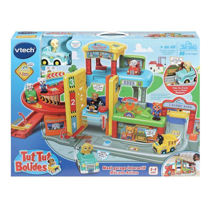 VTECH - TUT TUT BOLIDES - MAXI GARAGE INTERACTIF MÉCANO ANIMO (+THÉO, FAN D'AUTO) - Multicolore