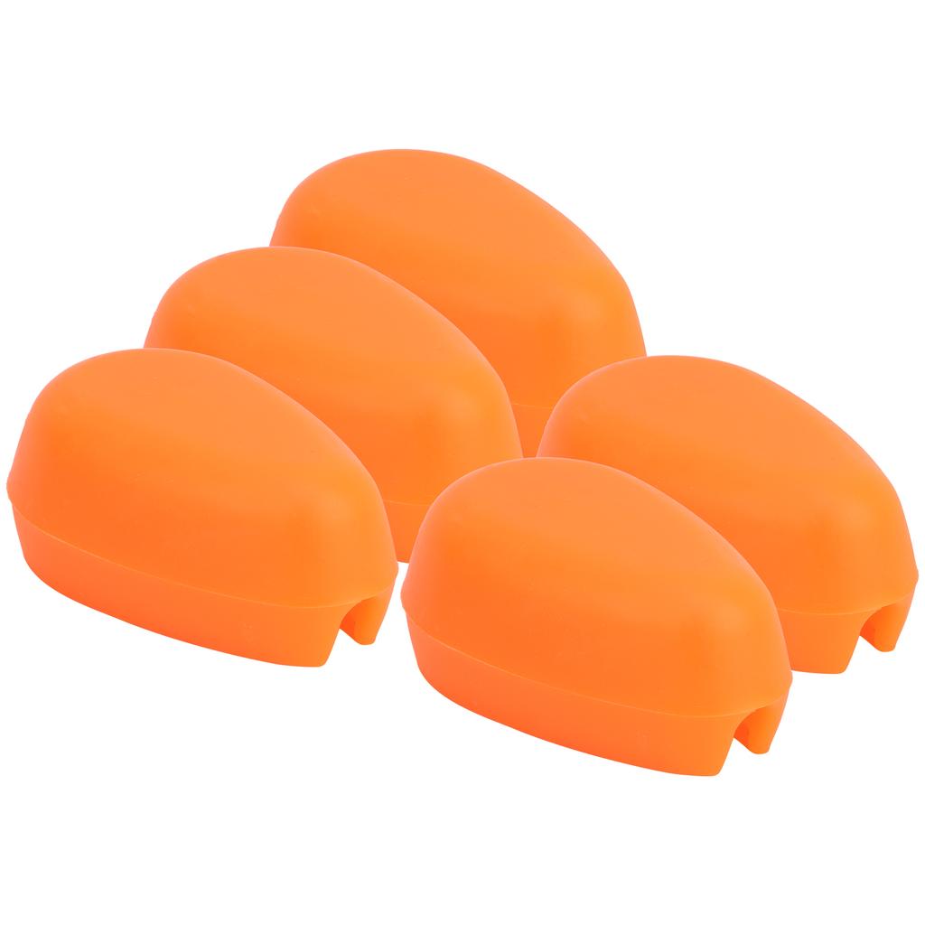 5 шт. Рыбалка Инлайн Метод Кормушка Форма для Приманки Силикон Хорошая Эластичность Нетоксичное Рыболовное Снаряжение(оранжевый )