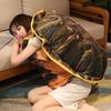 Wearable Turtle Shell Doll Pillow 40 Inch Soft Plush Portable Nap Cushion Comfortable Turtle Costume Pillow
