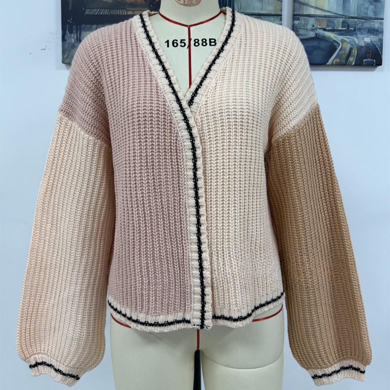 IHUASU Женский осенне-зимний темпераментный дорожный свободный вязаный кардиган куртка джемпер