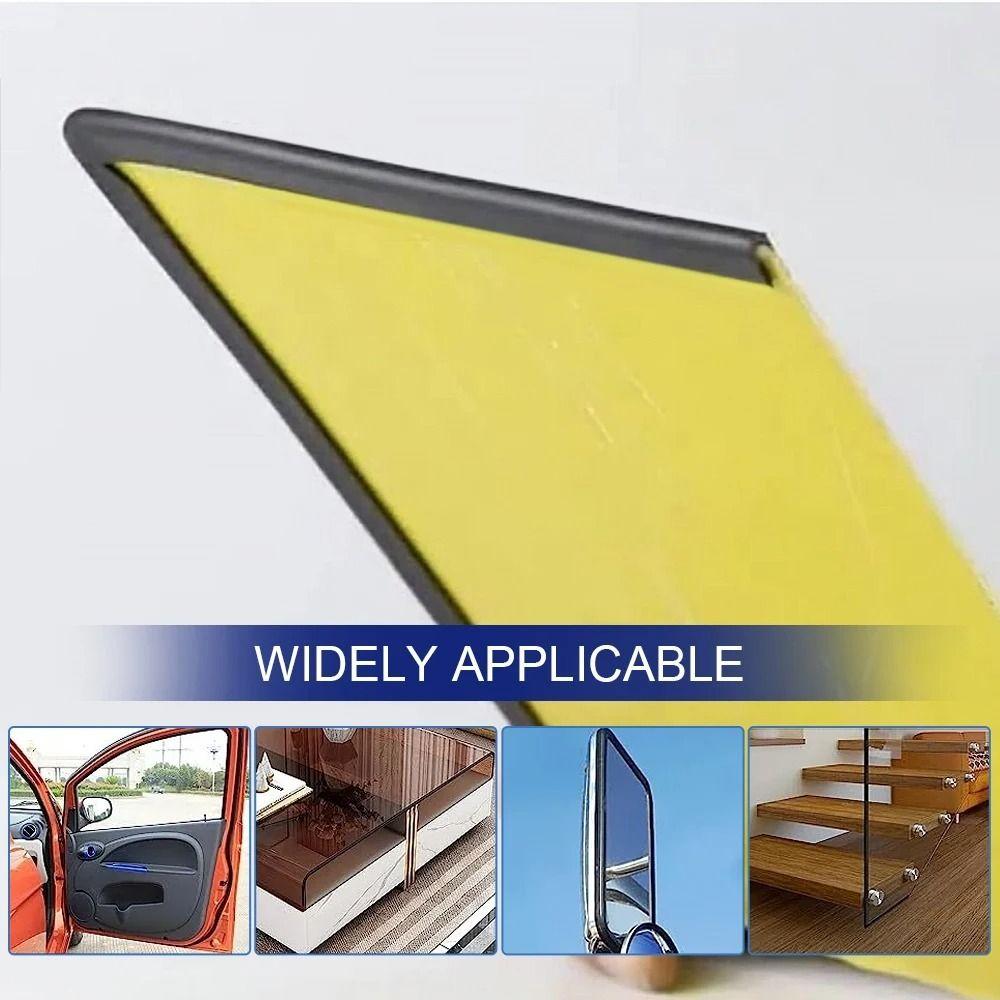 New U-Shape Edge Protector Strip Trim 3 Meters Rubber Edge Trim Strip Waterproof Seal Edge Shield