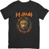 Def Leppard Heavy Metal Music Fit for Men & Women Quality Cotton T-Shirt Black