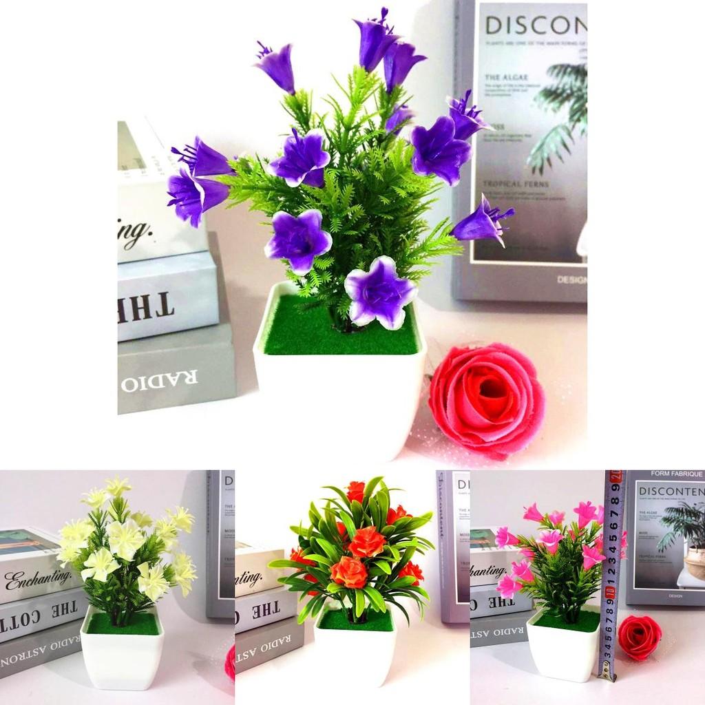 Миниатюрные искусственные цветы в горшках с лилиями, розами и шишками для домашнего декора и в качестве идей для подарка