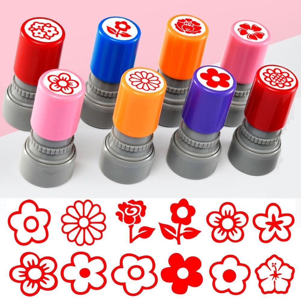 DIY Drawing Toy Star Grading Stamp Self Inking Teacher Review Stamp Primary School