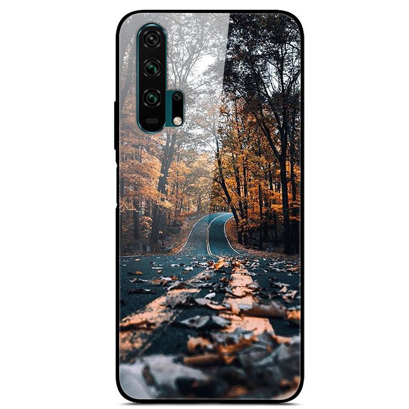 Чехлы для Honor 20 20S 20Pro V20 Закаленное Стекло Жесткая Задняя Крышка Для Huawei Honor 20 Чехлы для Телефона Honor20 Pro Чехол Honor20S V 20
