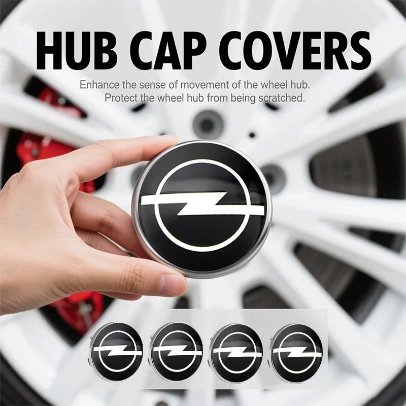 BBFF9 4PCS 60mm Car Wheel Center Caps Tyre Rim Hub cap Cover Car Accessories For Opel Insignia Astra Antara Meriva Zafira H G Corsa