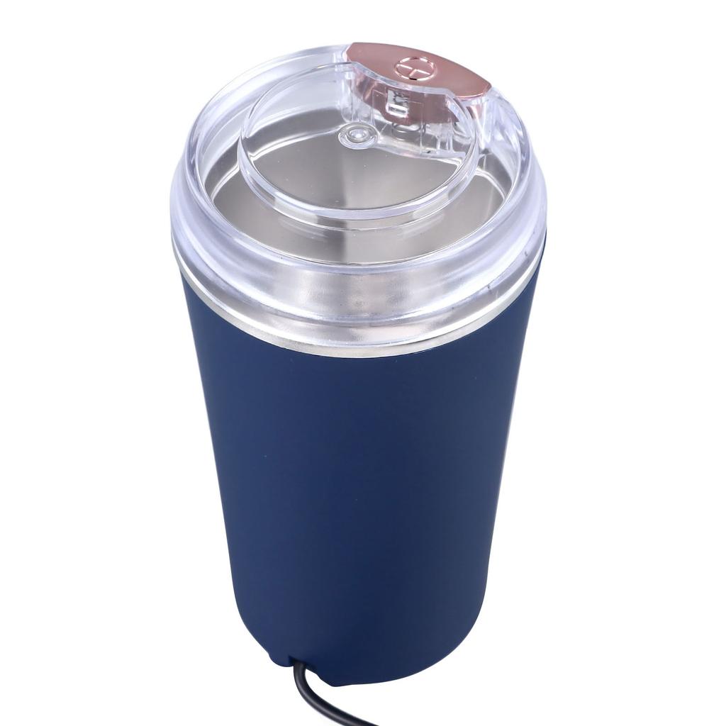 200W Electric Coffee Grinder 80g Capacity For Beans Herbs Spices Stainless Steel Blades Grinding Machine Blue Purple