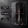 Чехол для iPhone 16e с мраморным узором, закаленное стекло+ПК+ТПУ, защитная крышка для телефона