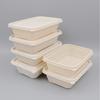 Youheyoumi 500ml Biodegradable Disposable Lunch Box, 300 Sets