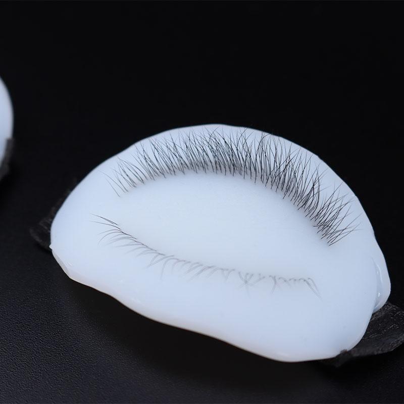 Eyelash Extension Practice Eyes Model Silicone Realistic Removable Eyelid Design for Beginner Lash Artist Training Salon Use