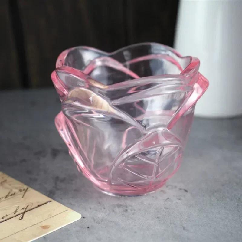 DIY Crystal Epoxy Resin Mold Rose Candlestick Ashtray Multifunctional Mirror Silicone Mold