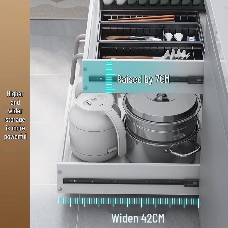 Hongfu Expandable Double-Layer Kitchen Dish Rack