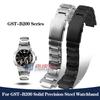 Для G-SHOCK Casio Модифицированный Металлический Ремешок для Часов GST-B200 Прецизионная Сталь GST-B200D Цепочка для Часов из Нержавеющей Стали Выступающий Ремешок 16 мм