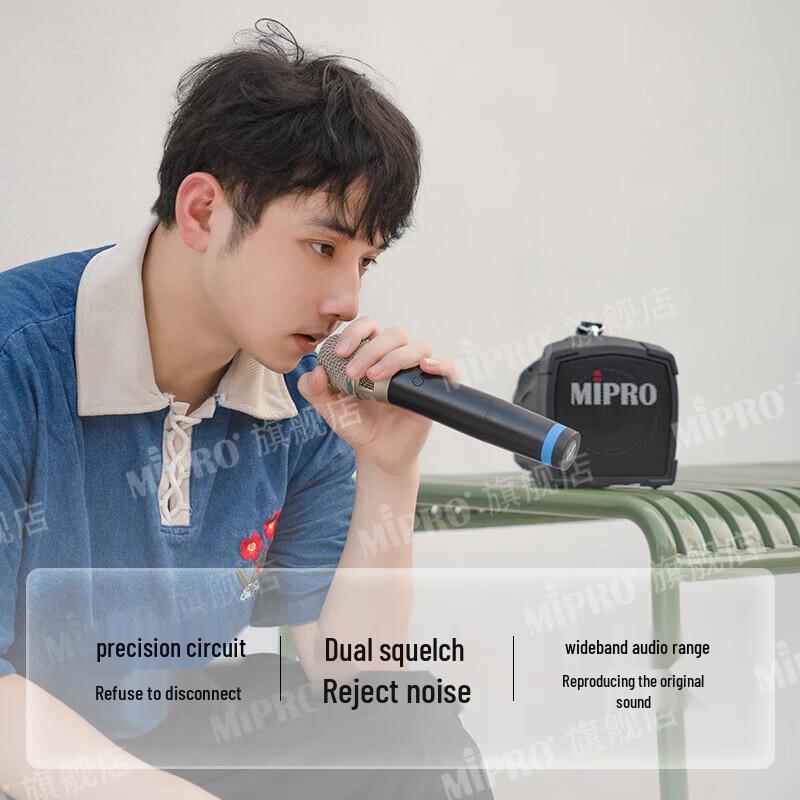MIPRO MA-101B Wireless Portable Amplifier with Lavalier Mic CN plug (adapter included)