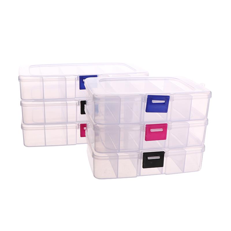 5/6-сетчатые портативные пластиковые заколки для волос, коробка для хранения ювелирных изделий, аксессуары, органайзер для дома и путешествий с защитой от пыли