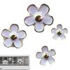 4 шт. цветы автомобильный воздуховыпускной зажим для духов автомобильный ароматерапевтический декор для интерьера парфюмерный кулон украшения автомобильные аксессуары