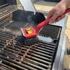 Replaceable Pads Safe Grill Grate Scrubber Stainless Steel Grease Remover Brush  Home Use