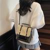 Retro Texture Portable Backpack Women's Autumn and Winter Niche Single Shoulder Messenger Bag Small Backpack