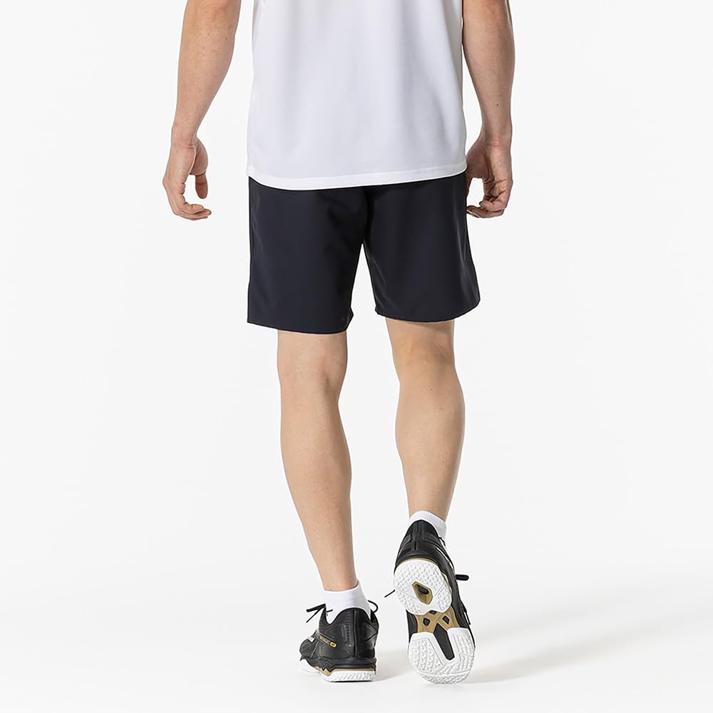 Теннис Бадминтон Игра Half официально признана Японской бадминтонной унисекс 62JBB023 Deep Navy 140 [Mizuno] Брюки, Брюки, Ассоциация,