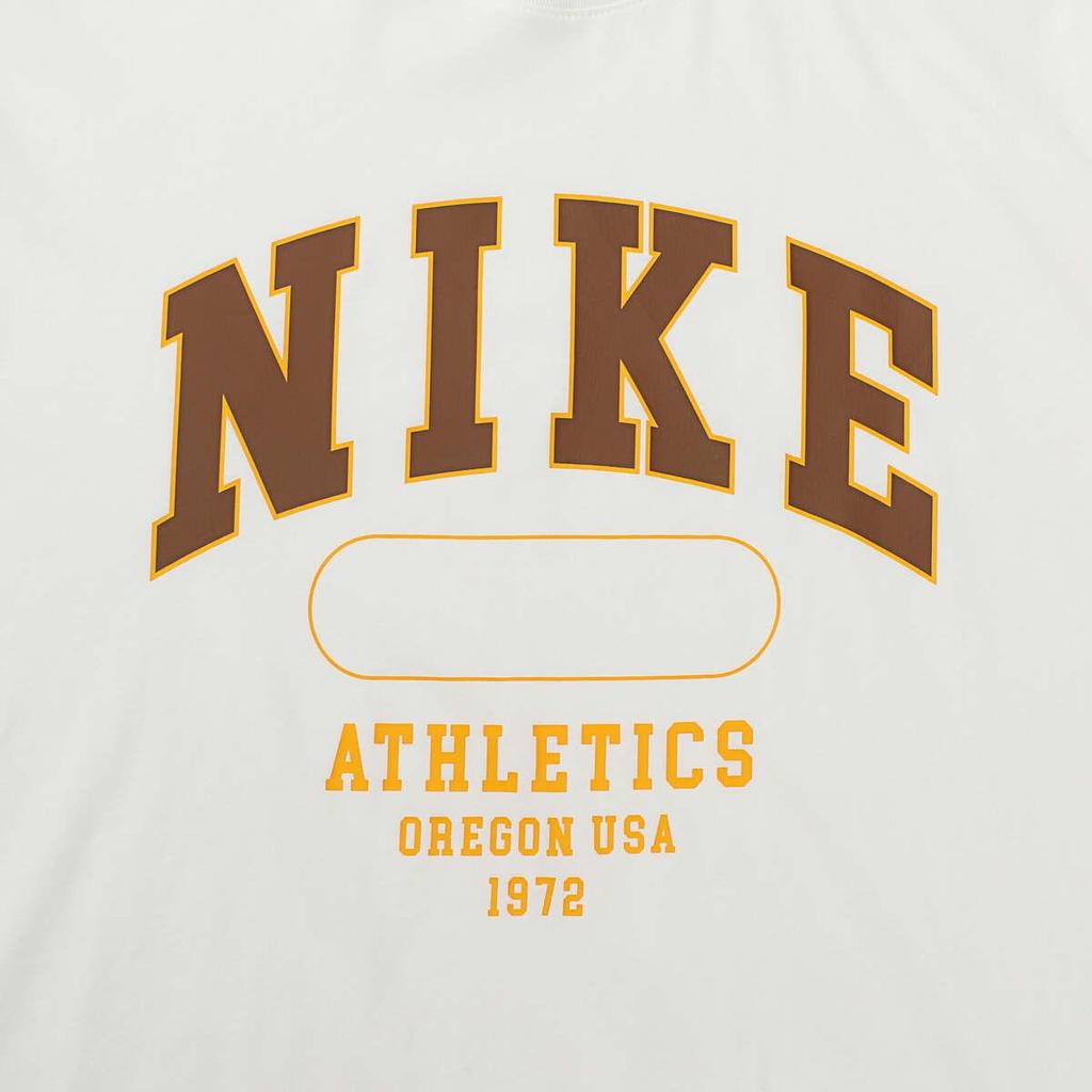 Nike Повседневная модная универсальная футболка с коротким рукавом для мужчин, топы белого цвета HQ9150-133