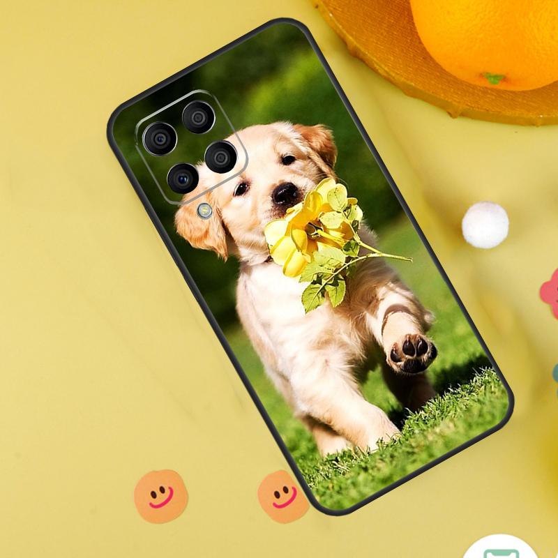 Golden Retriever Dog Case For Samsung Galaxy M31 M32 M12 M52 M21 M15 M55 M56 M36 M16 M06 M13 M33 M53 M14 M34 M54