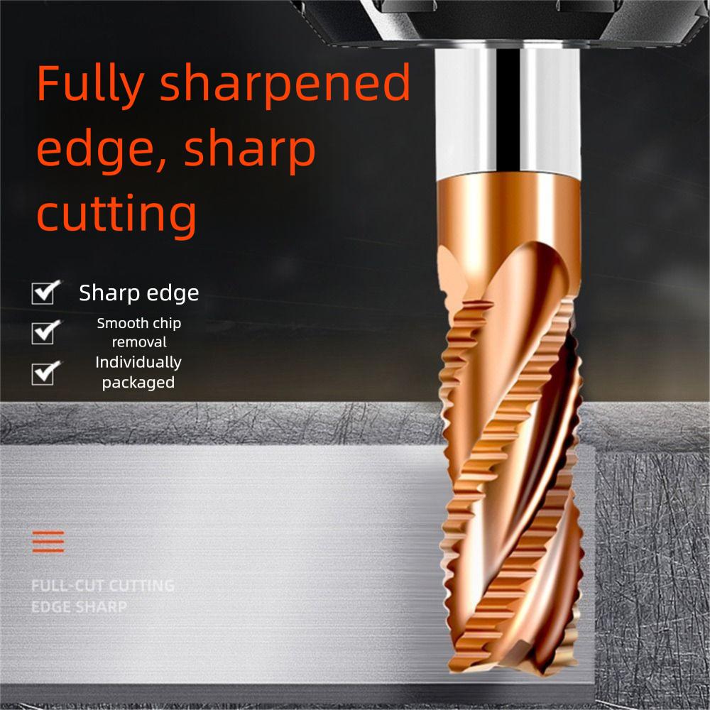 4mm 6mm 8mm12mm 16mm Shank Milling Cutters HRC55 CNC Router Bit  Aluminum Steel Machining